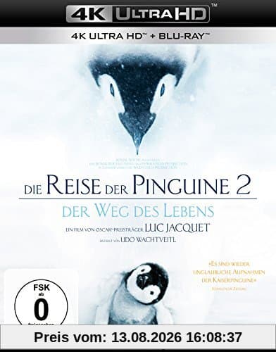 Die Reise der Pinguine 2 - Der Weg des Lebens (4K Ultra HD) (+ Blu-ray 2D)