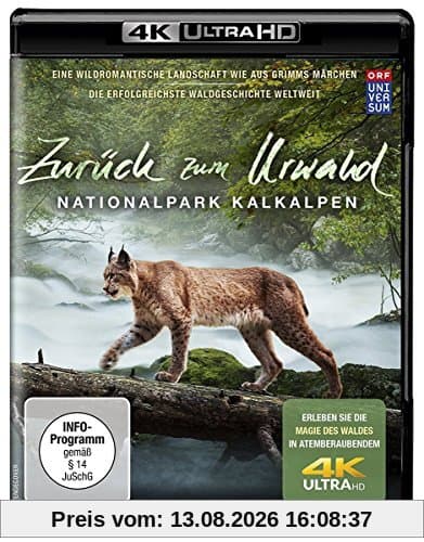Zurück zum Urwald - Der Nationalpark Kalkalpen 4K (UHD Ultra HD Blu-ray)