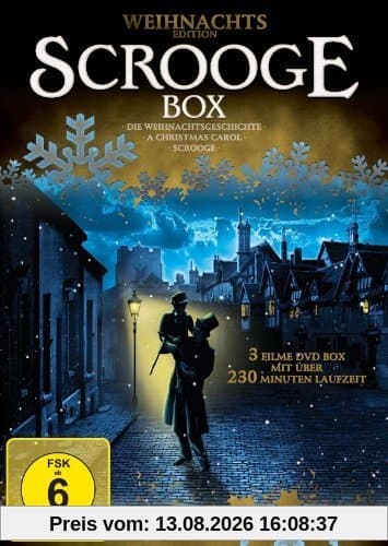 Scrooge Box mit 3 Klassiker zu Weihnachten (A Christmas Carol - Die Weihnachtsgeschichte - Scrooge)