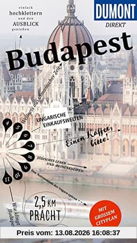 DuMont direkt Reiseführer Budapest: Mit großem Cityplan