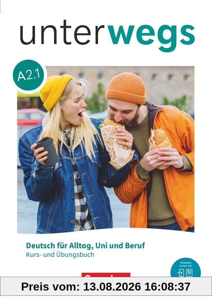 Unterwegs A2 - Teilband 1 - Allgemeine Ausgabe - Kurs- und Übungsbuch inkl. E-Book und digitalen Medien