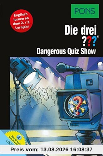PONS Die drei ??? - Dangerous Quiz Show: Englisch lernen mit Justus, Peter und Bob