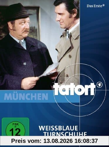 Tatort: Weißblaue Turnschuhe