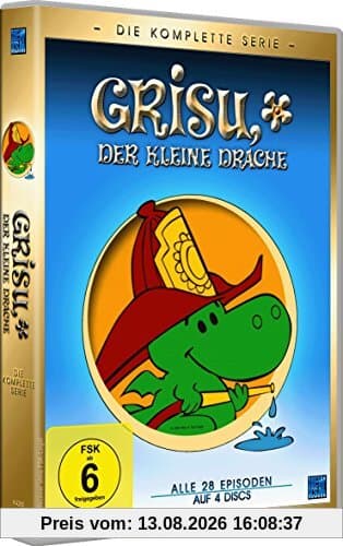 Grisu, der kleine Drache - Die komplette Serie (Episode 1-28 im 4 Disc Set)
