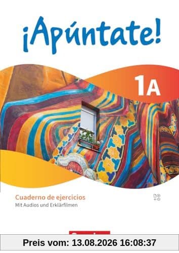 ¡Apúntate! - Spanisch als 2. Fremdsprache - Ausgabe 2024 - Band 1: Lernjahr 1 - Cuaderno de ejercicios 1A - Mit Audios und Erklärfilmen