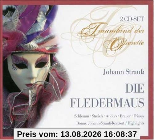 Johann Strauß: Die Fledermaus (Operette) (Gesamtaufnahme) (2 CD)