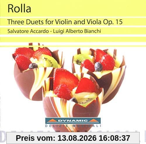 Drei Duette für Violine und Viola Op.15