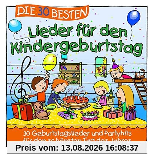 Die 30 besten Lieder für den Kindergeburtstag