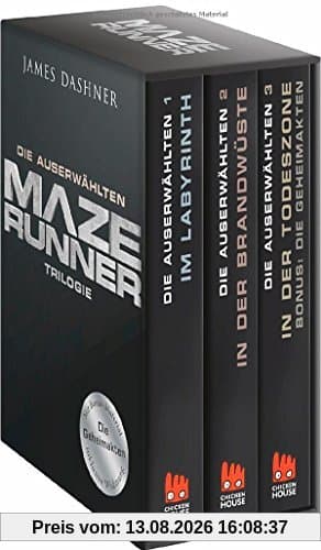 Maze Runner-Trilogie - Die Auserwählten: Schuber mit Bonusmaterial