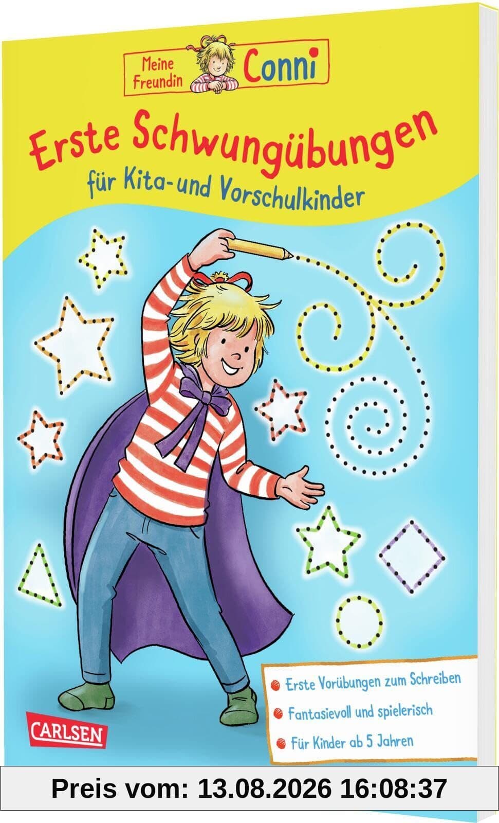 Conni Gelbe Reihe (Beschäftigungsbuch): Erste Schwungübungen für Kita- und Vorschulkinder