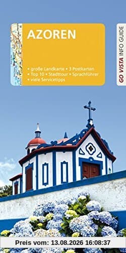 GO VISTA: Reiseführer Azoren: Mit Faltkarte und 3 Postkarten