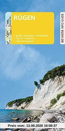 GO VISTA: Reiseführer Rügen: Mit Faltkarte und 3 Postkarten