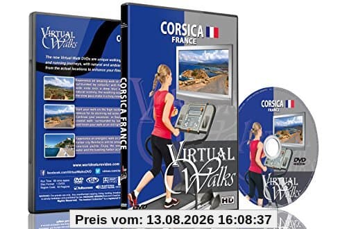 Virtuelle Spaziergänge - Korsika, Frankreich für Indoor Walking, Laufband und Radfahrtraining