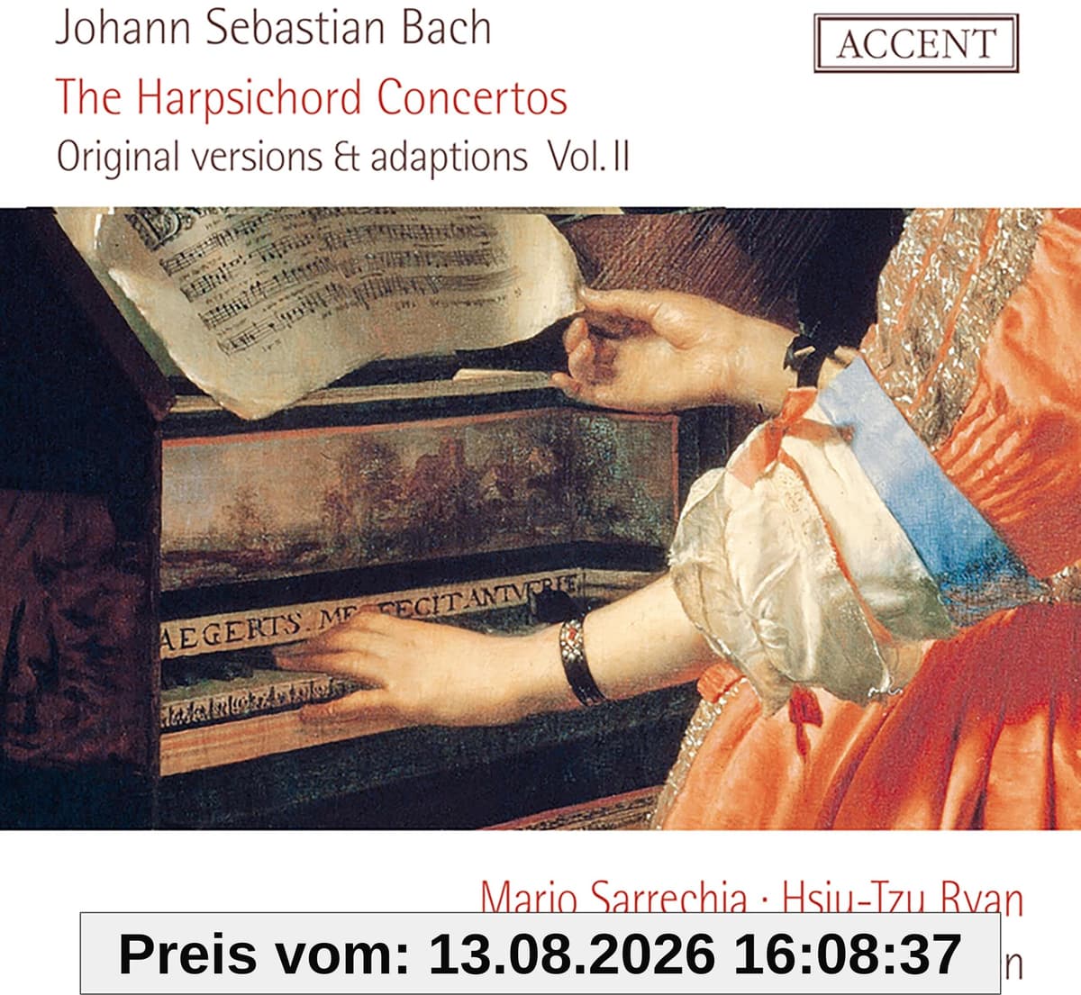 Johann Sebastian Bach: Harpsichord Concertos Vol.