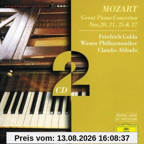 Mozart: Klavierkonzerte 20, 21, 25, 27