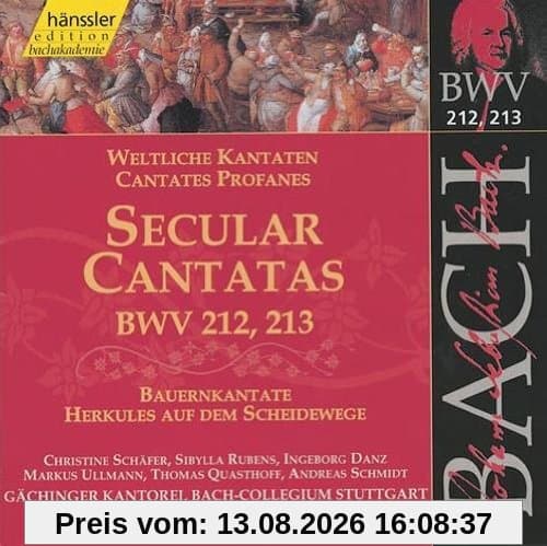 Edition Bachakademie Vol. 67 (Weltliche Kantaten BWV 212-213)