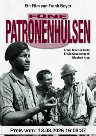 Fünf Patronenhülsen