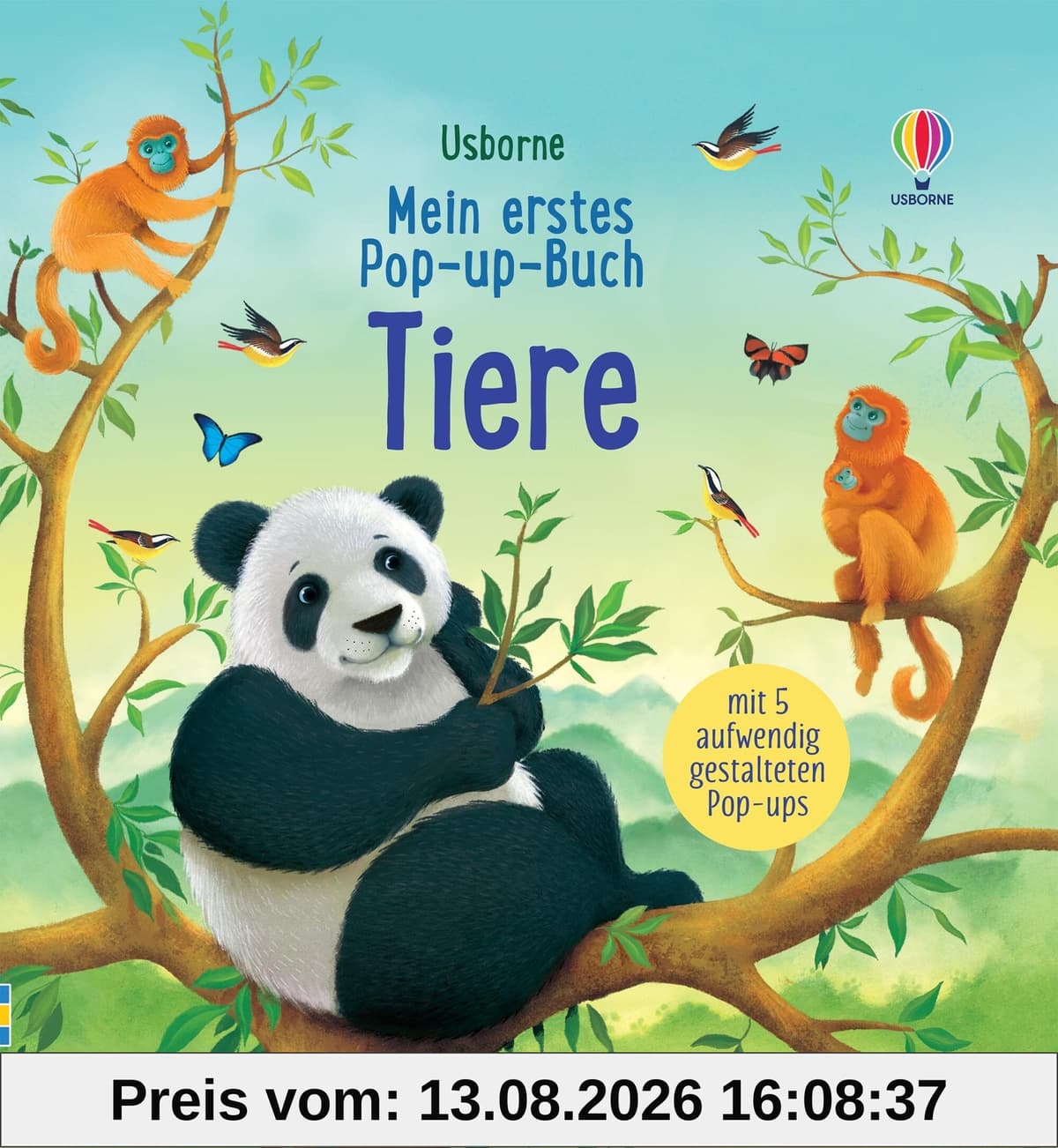 Mein erstes Pop-up-Buch: Tiere: mit 5 aufwenig gestalteten Pop-ups – ab 3 Jahren