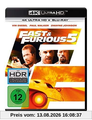 Fast & Furious 5 (4K Ultra HD) (+ Blu-ray 2D)