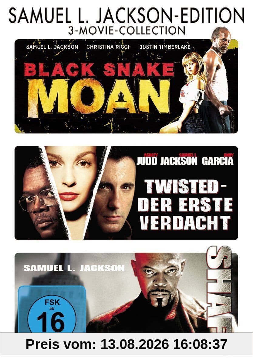Samuel L. Jackson : Shaft - Black Snake Moan - Twisted - 3DVD Box