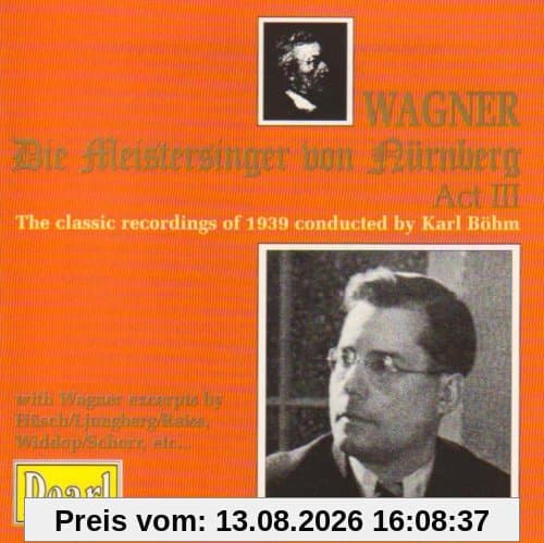Böhm dirigiert Wagner (Aufnahmen von 1939)
