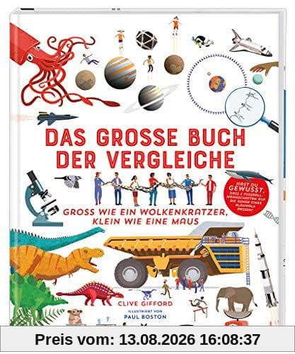 Das große Buch der Vergleiche | Spannendes Sachbuch für Kinder ab 8 Jahren