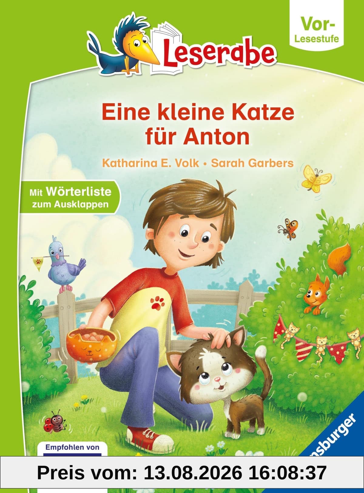 Leserabe Vor-Lesestufe - Eine kleine Katze für Anton