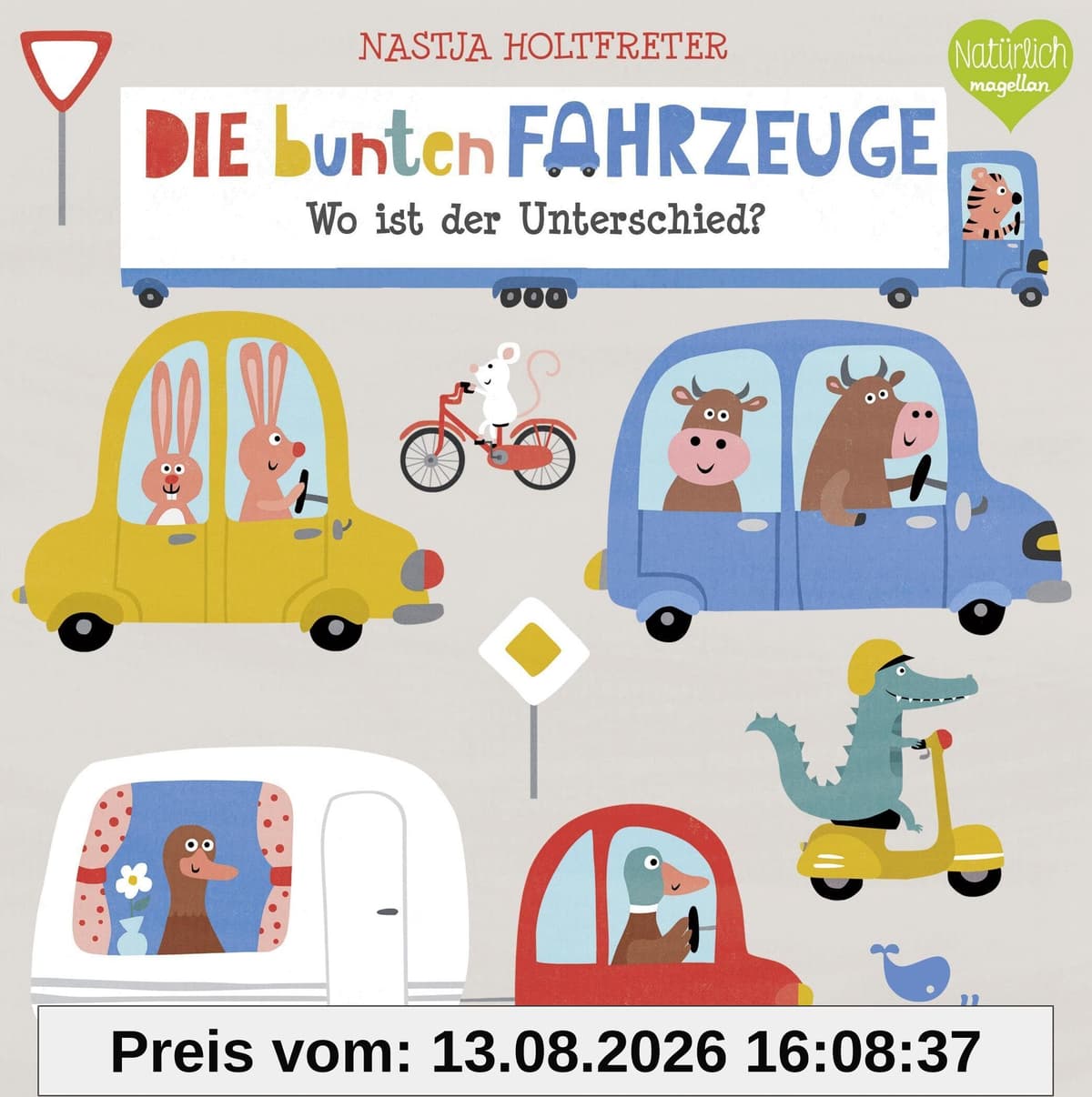 Die bunten Fahrzeuge - Wo ist der Unterschied?