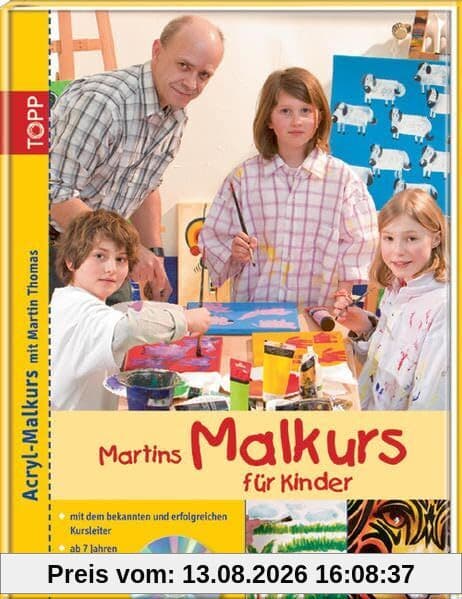 Martins Malkurs für Kinder: Acryl-Malkurs mit Martin Thomas
