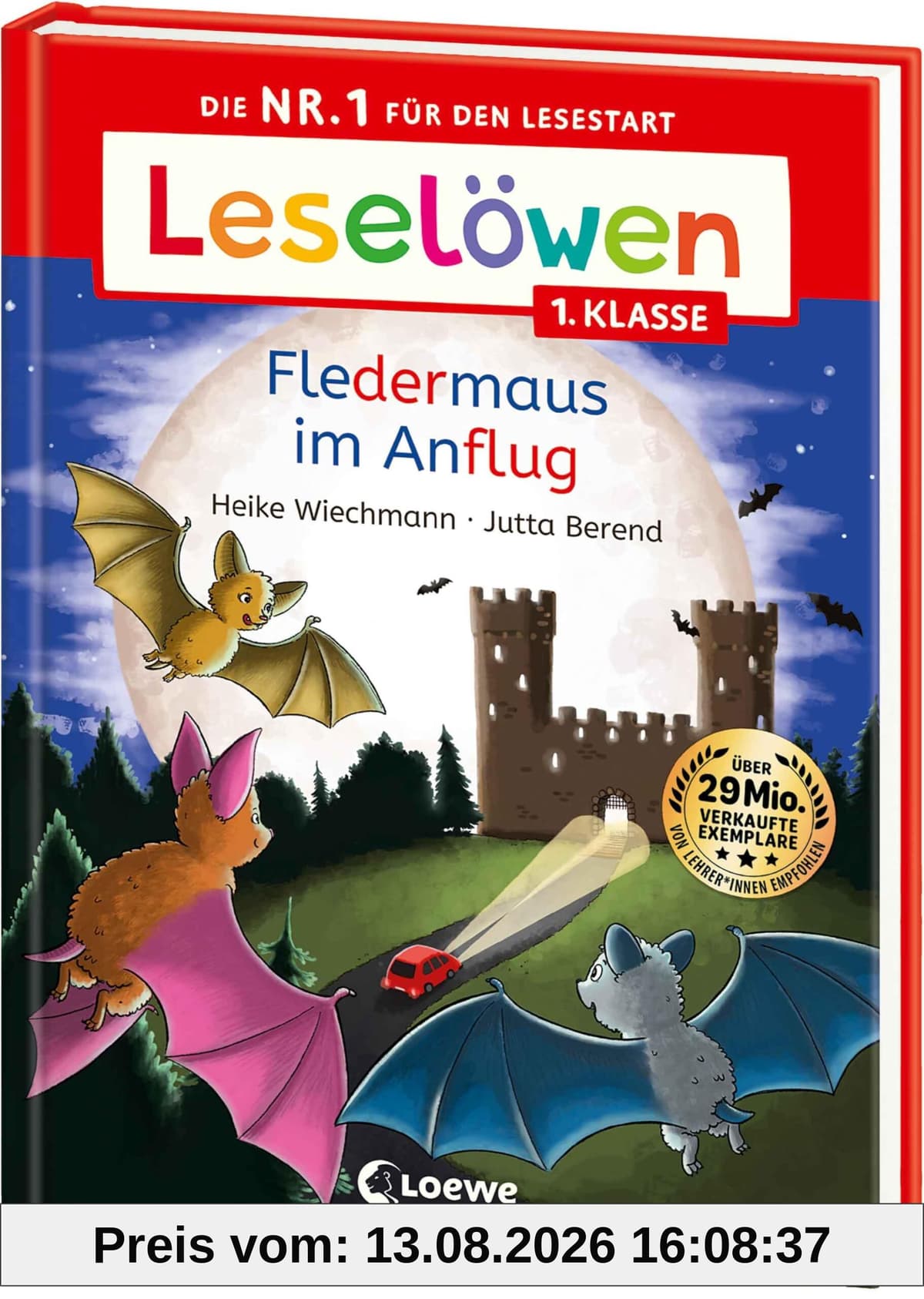 Leselöwen 1. Klasse - Fledermaus im Anflug: Die Nr. 1 für den Lesestart - Mit Leselernschrift ABeZeh - Erstlesebuch für Kinder ab 6 Jahren