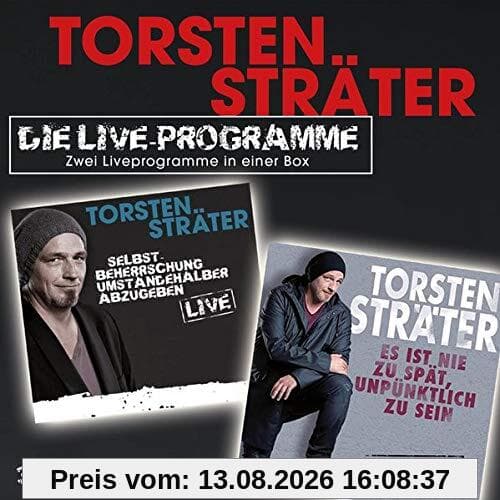 Die Live-Programme: Die Solo-Programme live und in einem Rutsch. Selbstbeherrschung umständehalber abzugeben / Es ist nie zu spät unpünktlich zu sein.