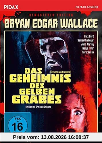 Bryan Edgar Wallace: Das Geheimnis des gelben Grabes - Remastered Edition / Spannender Gruselkrimi mit Starbesetzung + Bonusmaterial (Pidax Film-Klassiker)