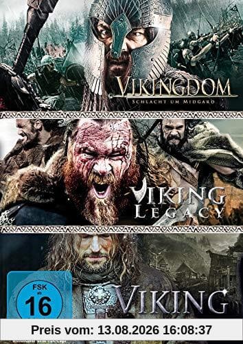 Wikinger-Box: Viking, Vikingdom & Viking Legacy (3 DVDs)