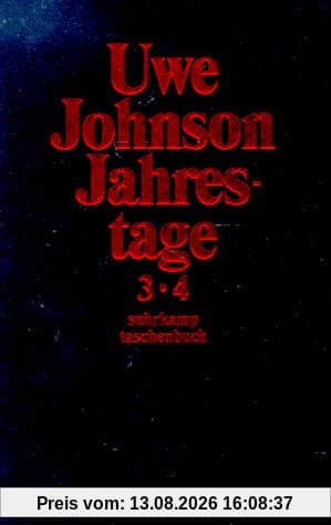 Jahrestage 3 / 4: Aus dem Leben von Gesine Cresspahl