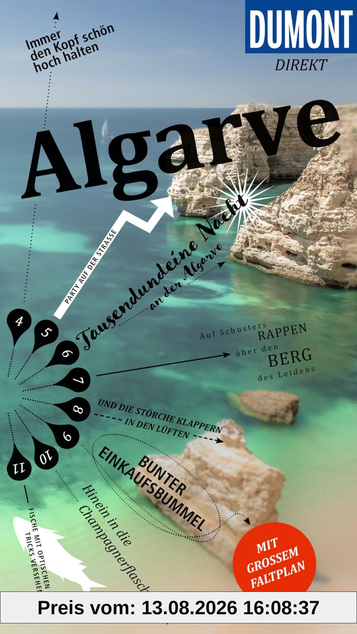DUMONT direkt Reiseführer Algarve: Mit großem Faltplan