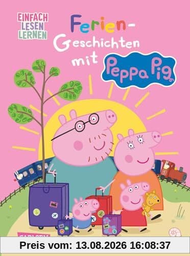 Peppa Wutz: Ferien-Geschichten mit Peppa Pig: Einfach Lesen Lernen | Zwei urlaubsstarke Peppa Pig-Geschichten für Leseanfänger*innen ab 5 | tolle ... (Peppa Wutz: Hab Spaß mit Peppa!, Band 4)