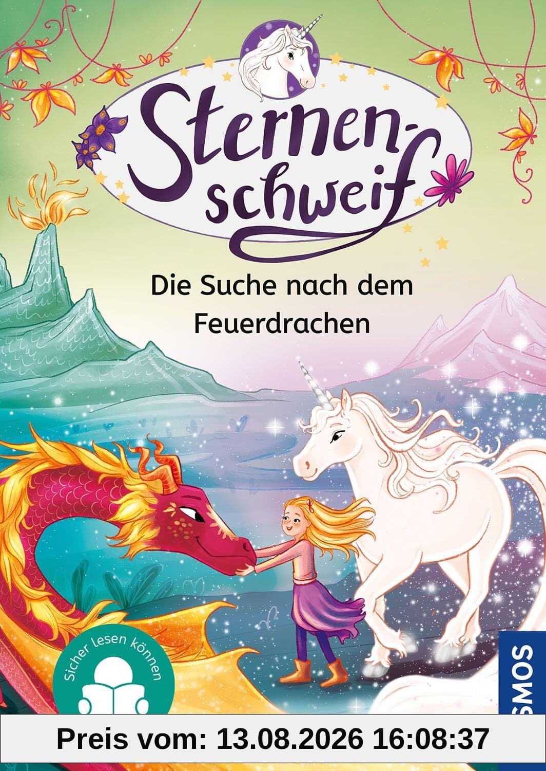 Sternenschweif, 4, Die Suche nach dem Feuerdrachen: Sicher lesen können - Kinderbuch ab 7 Jahren - magische Einhorngeschichten mit Sternenschweif