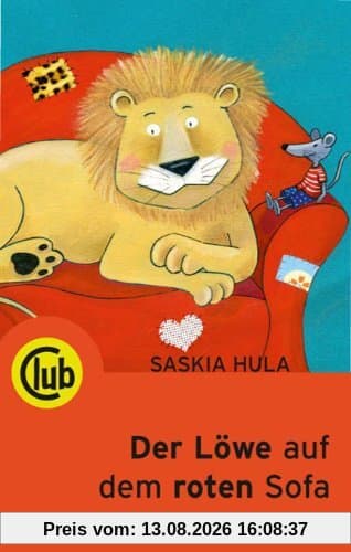 Der Löwe auf dem roten Sofa