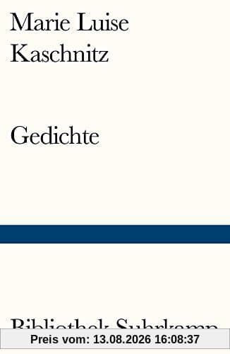Gedichte (Bibliothek Suhrkamp)