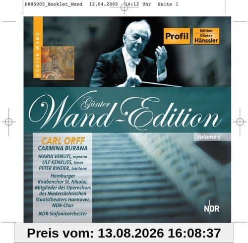 Günter Wand Edition Vol 5. Carmina Burana