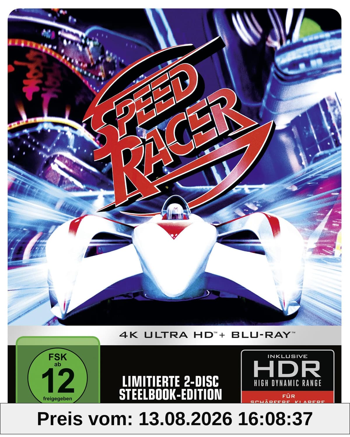 Speed Racer (Steelbook, 4K-UHD, Blu-ray)