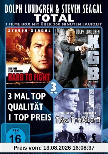 Dolph Lundgren & Steven Seagal TOTAL-BOX (3 Filme)