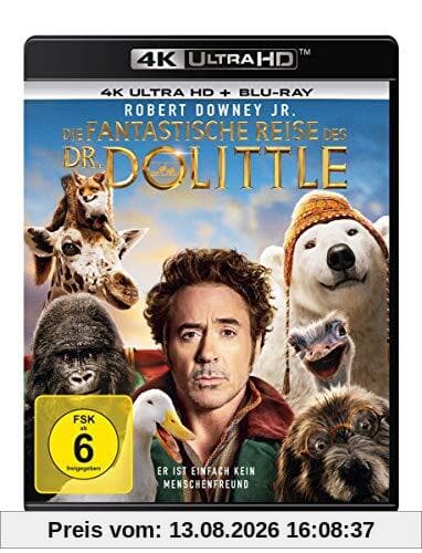 Die fantastische Reise des Dr. Dolittle (4K Ultra HD) (+ Blu-ray 2D)
