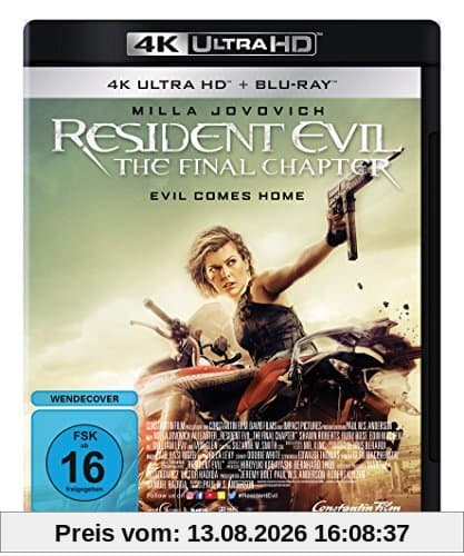 Resident Evil: The Final Chapter (4K Ultra HD) (+ Blu-ray)