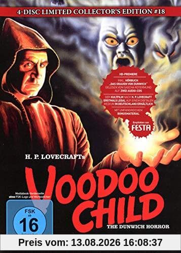 Voodoo Child (The Dunwich Horror) - 4-Disc Limited Collector's Edition Nr.18 (Blu-ray + DVD + 2 Audio CDs) - Limitiertes Mediabook auf 222 Stück, Cover B
