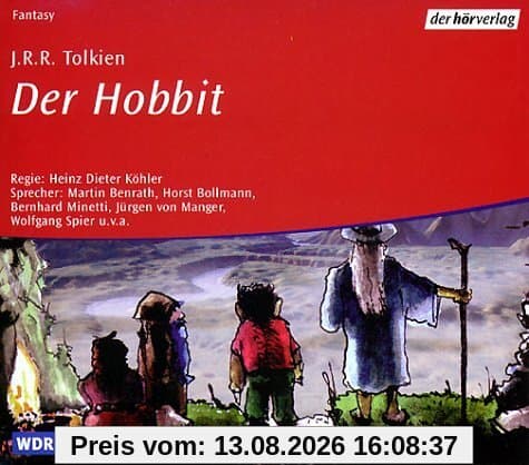 Der Hobbit. Audiobook. 4 CDs.