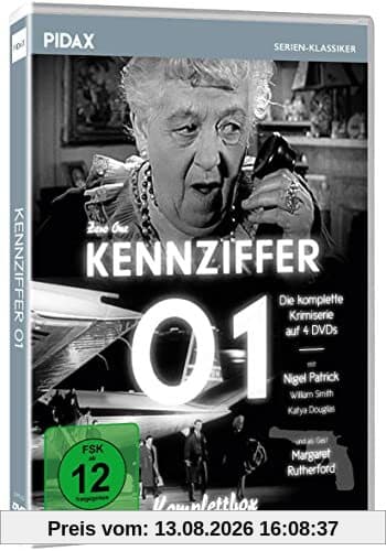 Kennziffer 01 (Zero One) Die komplette 26-tlg. Kriminalserie mit Nigel Patrick und vielen Stars wie MISS MARPLE-Darstellerin Margaret Rutherford