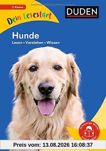 Dein Lesestart - Hunde: Lesen - Verstehen - Wissen (Band 5) Für Kinder ab 7 Jahren
