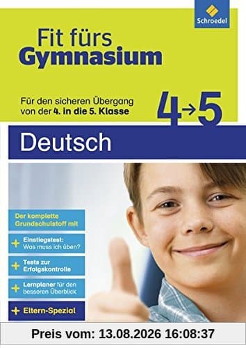 Fit fürs Gymnasium: Übergang 4 / 5 Deutsch