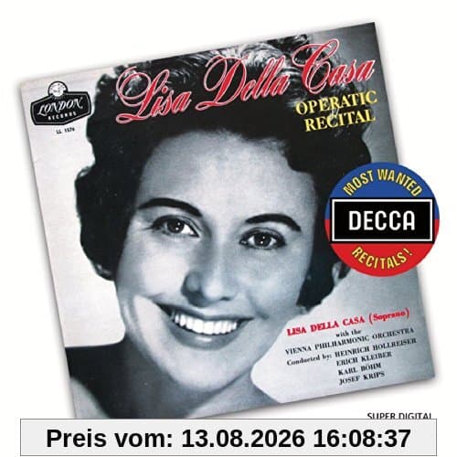 Lisa Della Casa: Operatic Recital (Dmwr)